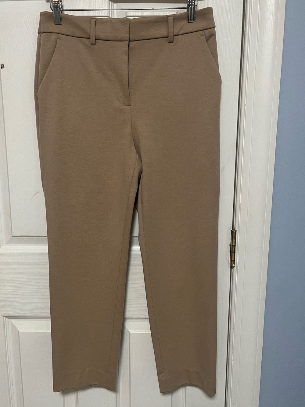 Simply Vera Wang Tailored Straight-Leg Pants in Taupe, 8 Short/Petite